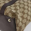 GUCCI GG Canvas Abbey Tote Bag Beige Gold 141470 Auth bs30746-9
