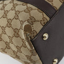 GUCCI GG Canvas Abbey Tote Bag Beige Gold 141470 Auth bs30746-14