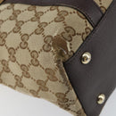 GUCCI GG Canvas Abbey Tote Bag Beige Gold 141470 Auth bs30746-16