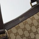 GUCCI GG Canvas Abbey Tote Bag Beige Gold 141470 Auth bs30746-17