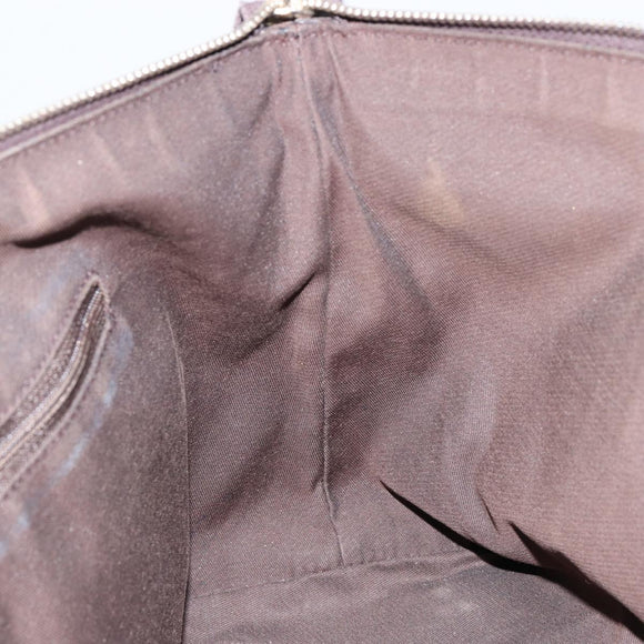 GUCCI GG Canvas Abbey Tote Bag Beige Gold 141470 Auth bs30746