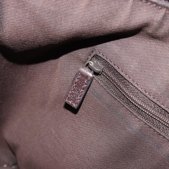 GUCCI GG Canvas Abbey Tote Bag Beige Gold 141470 Auth bs30746