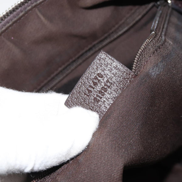 GUCCI GG Canvas Abbey Tote Bag Beige Gold 141470 Auth bs30746