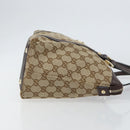 GUCCI GG Canvas Abbey Tote Bag Beige Gold 141470 Auth bs30746-3
