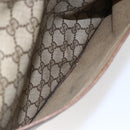 GUCCI GG Supreme Web Sherry Line Tote Bag PVC Beige Gold Auth bs30751-20