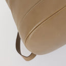 GUCCI Bamboo Backpack Leather Beige Gold 003 2855 0043 0 Auth bs30754-15