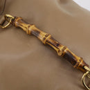 GUCCI Bamboo Backpack Leather Beige Gold 003 2855 0043 0 Auth bs30754-9