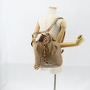 GUCCI Bamboo Backpack Leather Beige Gold 003 2855 0043 0 Auth bs30754-24