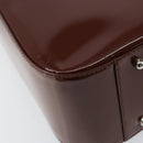 GUCCI Hand Bag Patent leather 2way Brown Gold 000 1013 0504 Auth bs30757-15