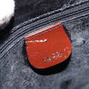 GUCCI Hand Bag Patent leather 2way Brown Gold 000 1013 0504 Auth bs30757-16