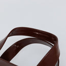 GUCCI Hand Bag Patent leather 2way Brown Gold 000 1013 0504 Auth bs30757-8