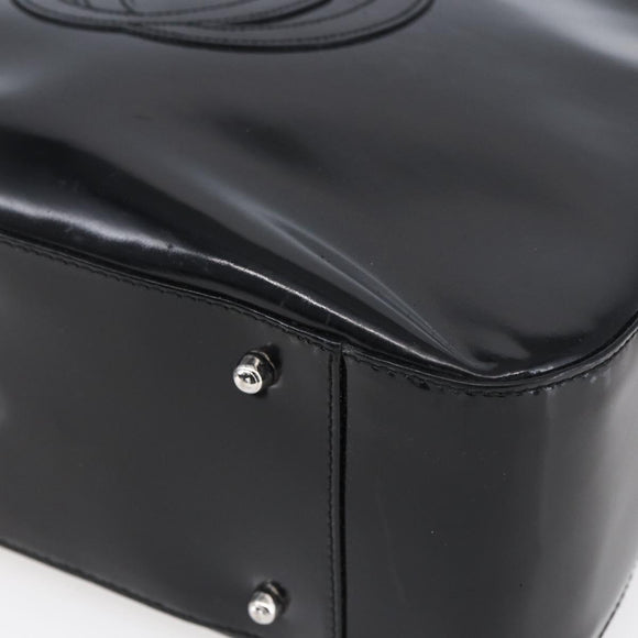 GUCCI Soho Hand Bag Patent leather Black 000 1013 0504 Auth bs30758