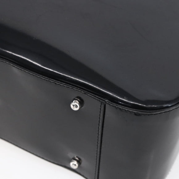 GUCCI Soho Hand Bag Patent leather Black 000 1013 0504 Auth bs30758
