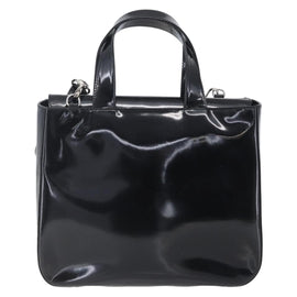 GUCCI Soho Hand Bag Patent leather Black 000 1013 0504 Auth bs30758 - 0