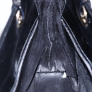 GUCCI Shoulder Bag Patent leather Black Gold 002 2058 0480 0 Auth bs30759-20