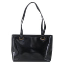 GUCCI Shoulder Bag Patent leather Black Gold 002 2058 0480 0 Auth bs30759-13