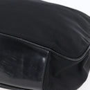 GUCCI Bamboo Hand Bag Nylon Black Silver 001 1998 1577 Auth bs30760-9