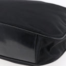 GUCCI Bamboo Hand Bag Nylon Black Silver 001 1998 1577 Auth bs30760-15