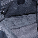 GUCCI Bamboo Hand Bag Nylon Black Silver 001 1998 1577 Auth bs30760-10