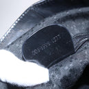 GUCCI Bamboo Hand Bag Nylon Black Silver 001 1998 1577 Auth bs30760-12