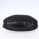 GUCCI Bamboo Hand Bag Nylon Black Silver 001 1998 1577 Auth bs30760-5