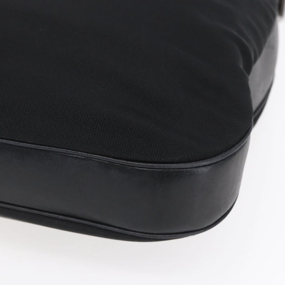 GUCCI Shoulder Bag Nylon Black Silver 001 3341 Auth bs30761