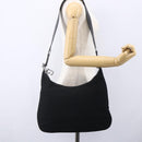 GUCCI Shoulder Bag Nylon Black Silver 001 3341 Auth bs30761-22