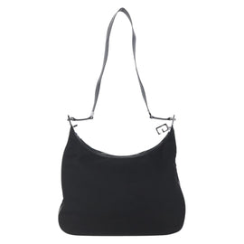 GUCCI Shoulder Bag Nylon Black Silver 001 3341 Auth bs30761 - 0