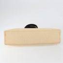 BURBERRY Nova Check Blue Label Tote Bag Nylon Beige Silver Auth bs30763-5