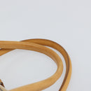 BURBERRY Hand Bag Canvas Leather White Silver Auth bs30764-8