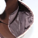 BURBERRY Nova Check Shoulder Bag Canvas Leather Beige Silver Auth bs30765-23