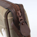 Burberrys Nova Check Clutch Bag Canvas Beige Gold Auth bs30766-13