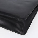 Burberrys Nova Check Shoulder Bag Leather Black Gold Auth bs30769-15