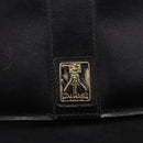 Burberrys Nova Check Shoulder Bag Leather Black Gold Auth bs30769-17