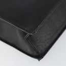 BURBERRY Hand Bag Leather Black Gold Auth bs30770-15