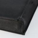 BURBERRY Hand Bag Leather Black Gold Auth bs30770-16