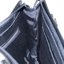 BURBERRY Hand Bag Leather Black Gold Auth bs30770-18