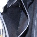 BURBERRY Hand Bag Leather Black Gold Auth bs30770-20