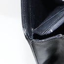 BURBERRY Hand Bag Leather Black Gold Auth bs30770-12