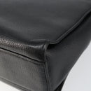 Burberrys Nova Check Shoulder Bag Leather Black Gold Auth bs30771-15