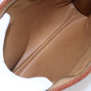 CELINE Macadam Canvas Clutch Bag PVC Beige Gold Auth bs30773-10