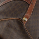 CELINE Macadam Canvas Hand Bag PVC Leather Beige Gold Auth bs30781-15