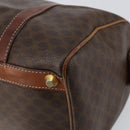 CELINE Macadam Canvas Hand Bag PVC Leather Beige Gold Auth bs30781-16