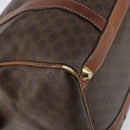 CELINE Macadam Canvas Hand Bag PVC Leather Beige Gold Auth bs30781-17