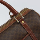 CELINE Macadam Canvas Hand Bag PVC Leather Beige Gold Auth bs30781-9