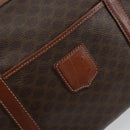 CELINE Macadam Canvas Hand Bag PVC Leather Beige Gold Auth bs30781-18