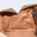 CELINE Macadam Canvas Hand Bag PVC Leather Beige Gold Auth bs30781-20