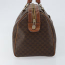 CELINE Macadam Canvas Hand Bag PVC Leather Beige Gold Auth bs30781-3