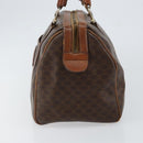 CELINE Macadam Canvas Hand Bag PVC Leather Beige Gold Auth bs30781-4