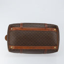 CELINE Macadam Canvas Hand Bag PVC Leather Beige Gold Auth bs30781-5